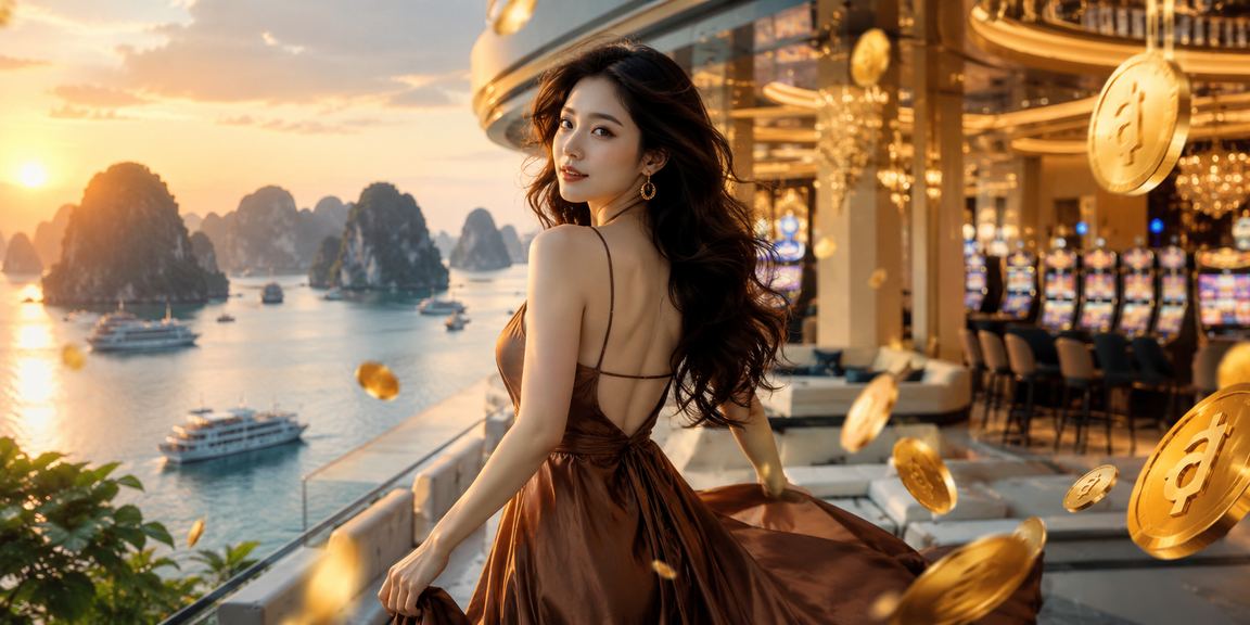 Khung cảnh đặc trưng của cược casino tại vịnh Hạ Long